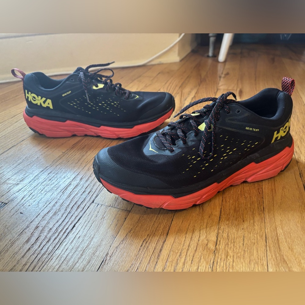Hoka Men’s Challenger ATR 6 GTX All Terrain Running Shoes Sneaker Black Size 12D